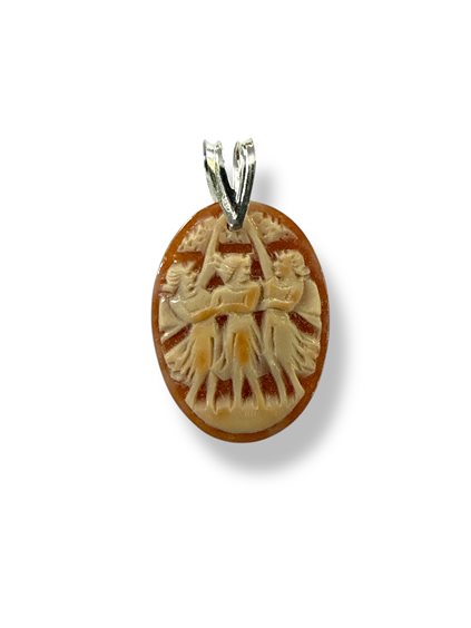 Pendente Mandile 1922 Donna Cammei  in Argento Conchiglia 2MCICM138 - 2MCICM138